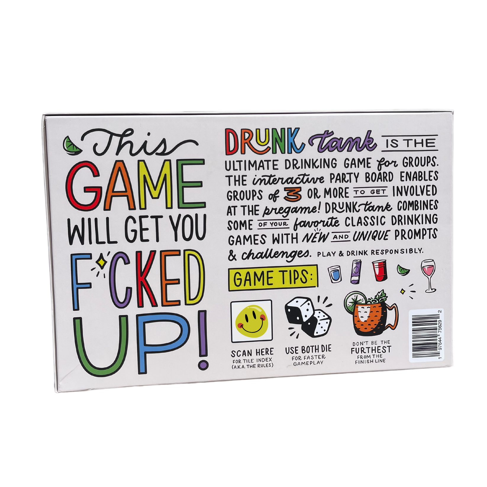 DRUNK TANK Interactive Party Board Drinking Game Drunk in Love