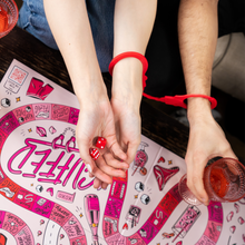 Load image into Gallery viewer, CUFFED: Couples Party Board Drinking Game
