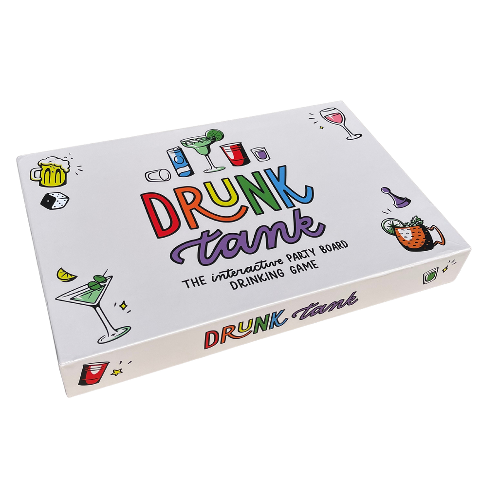 DRUNK TANK Interactive Party Board Drinking Game Drunk in Love