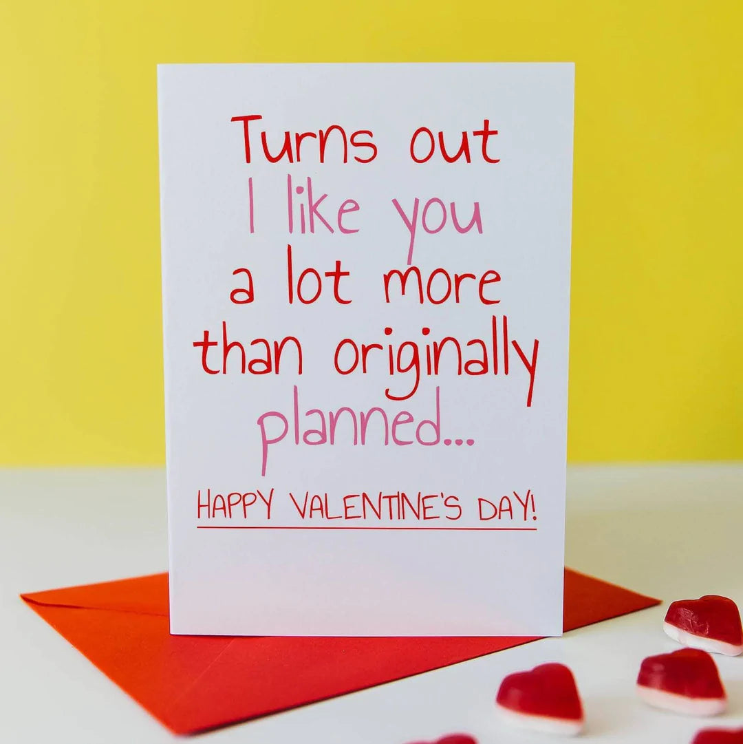 'PLANNED' Valentine's Day Card